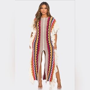 NEW!!! Ruffle Kimono Sweater Dress, NWT